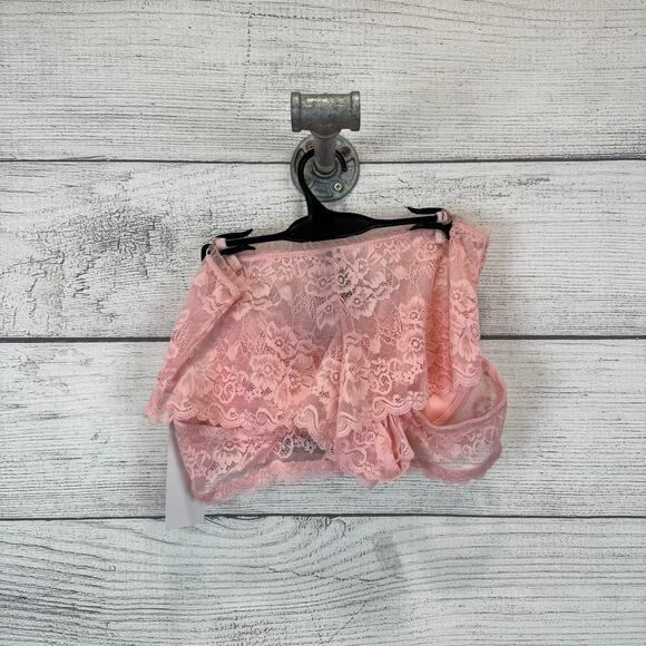 Daisy Fuentes Women's Intimates Pink Lace Bra & Panty Set Size 36B/Large - Picture 5 of 8